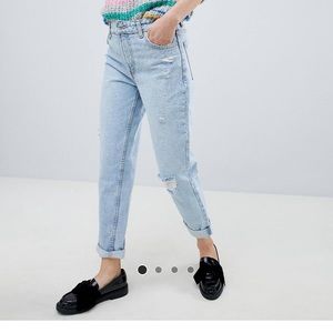 High waisted mom jeans